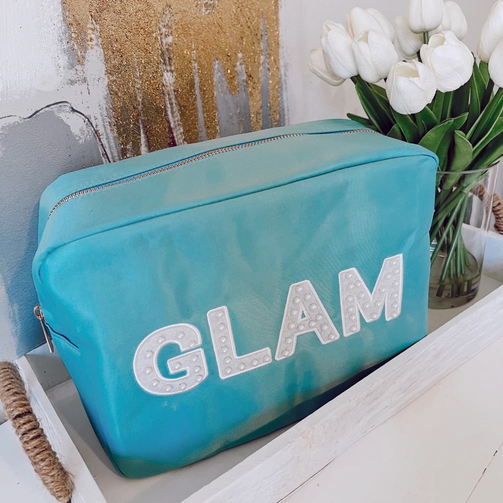 Glam XL Makeup Bag - Lake Blue - Brand New.